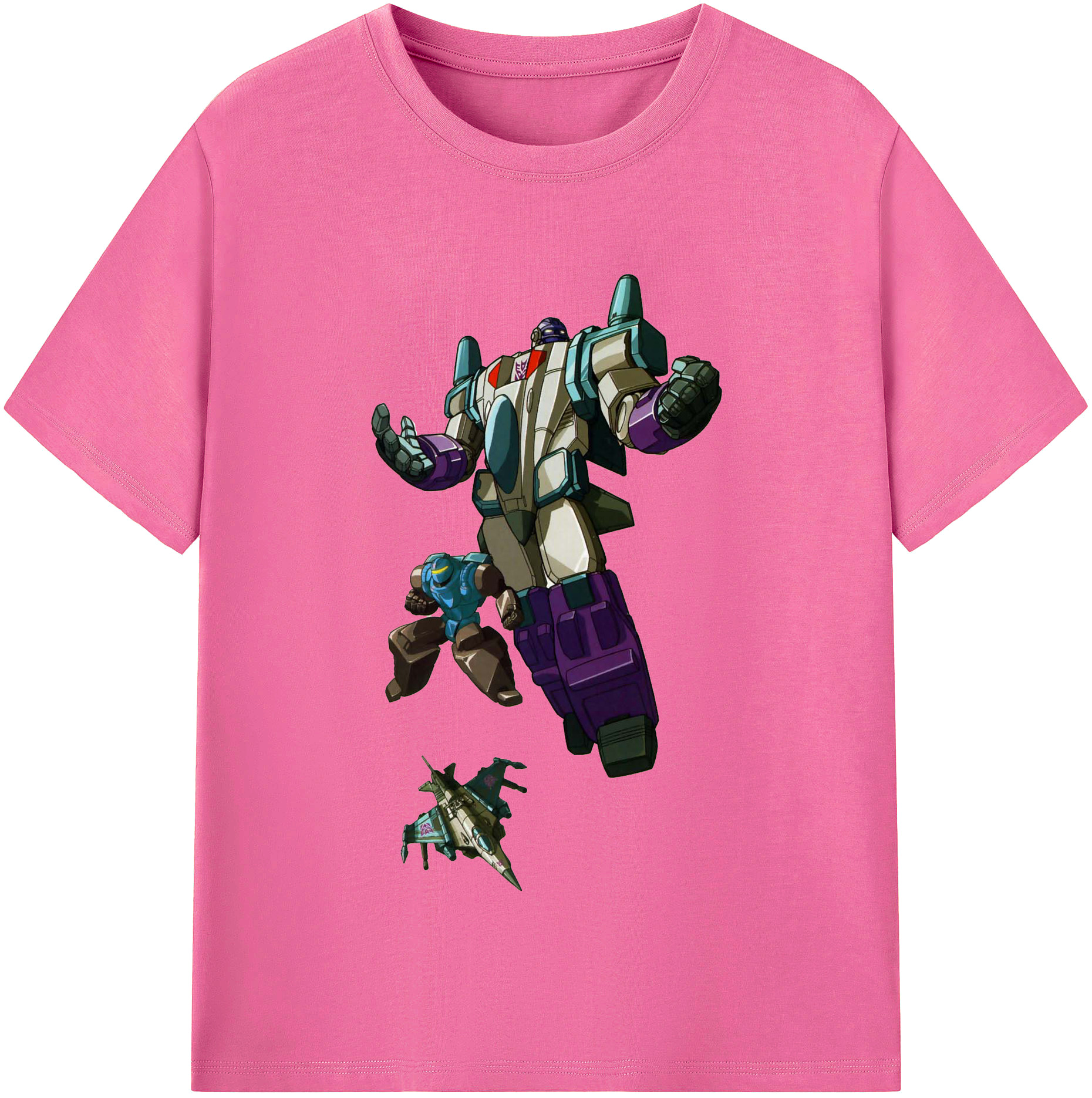（画像用）  レディースカジュアルプリントTシャツ（綿100％）
